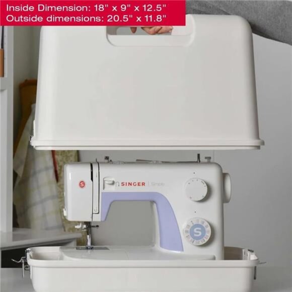 SINGER Universal Hard Carrying Case for Sewing Machine - Picture 2 of 7